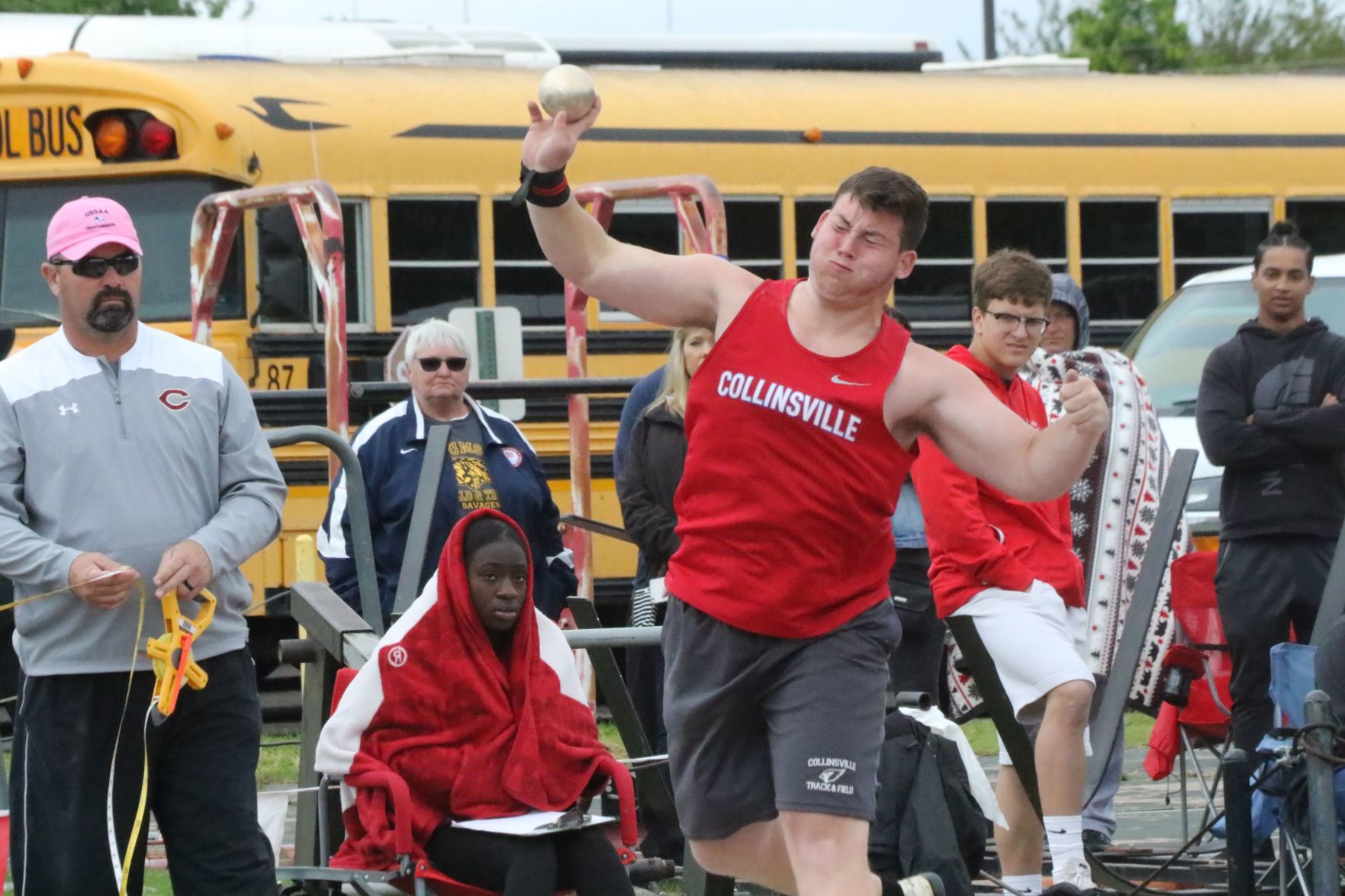 Collinsville Track at State Meet